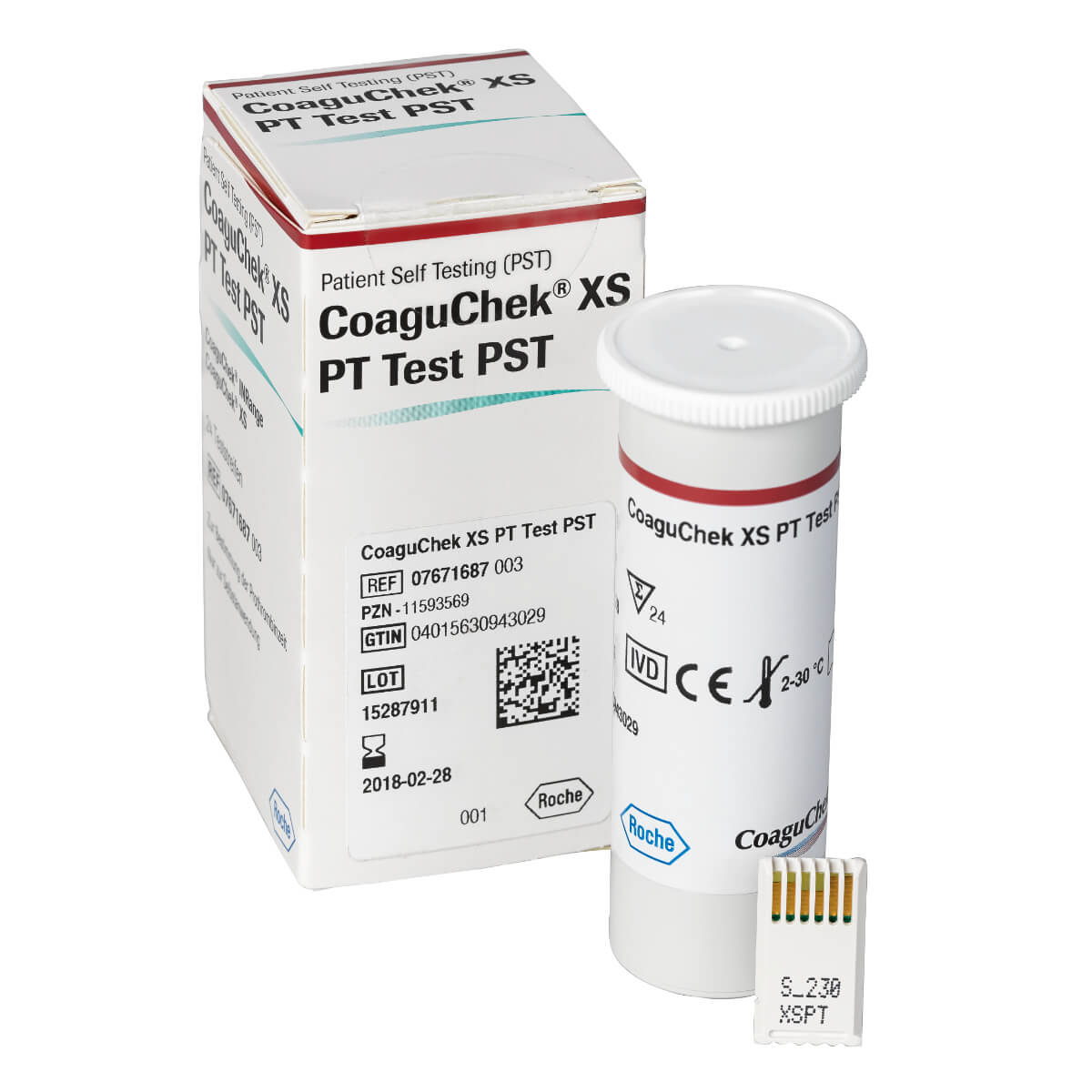 Roche CoaguChek XS PT Test PST