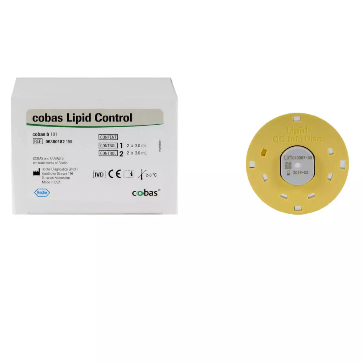 Roche cobas b 101 Control, Lipid control (4 x 2 ml)