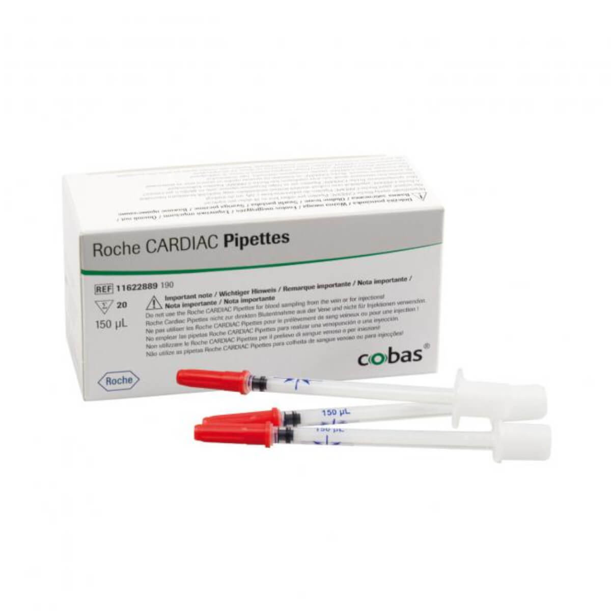Roche Trop-T Cardiac pipettes 20 pieces