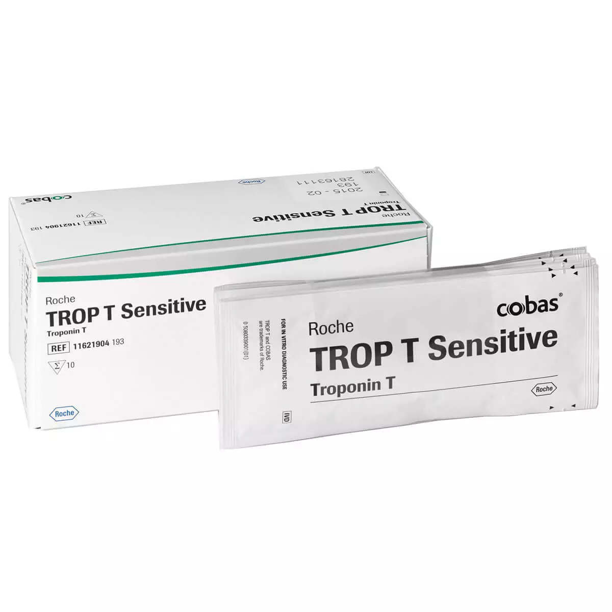Roche TROP T sensitive test, Without dosing pipettes, 10 pieces