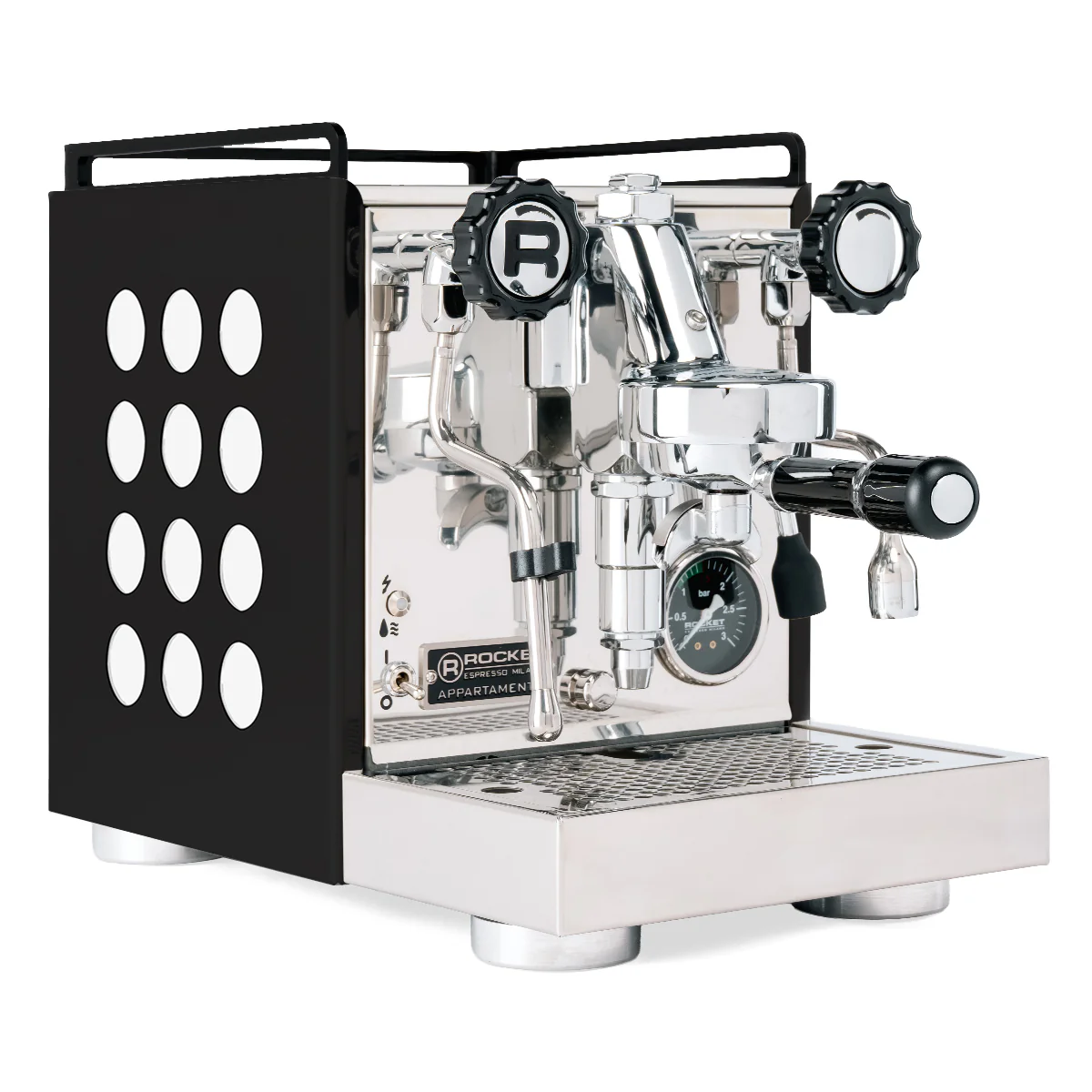 Rocket Espresso Appartamento 2.0, Black/White
