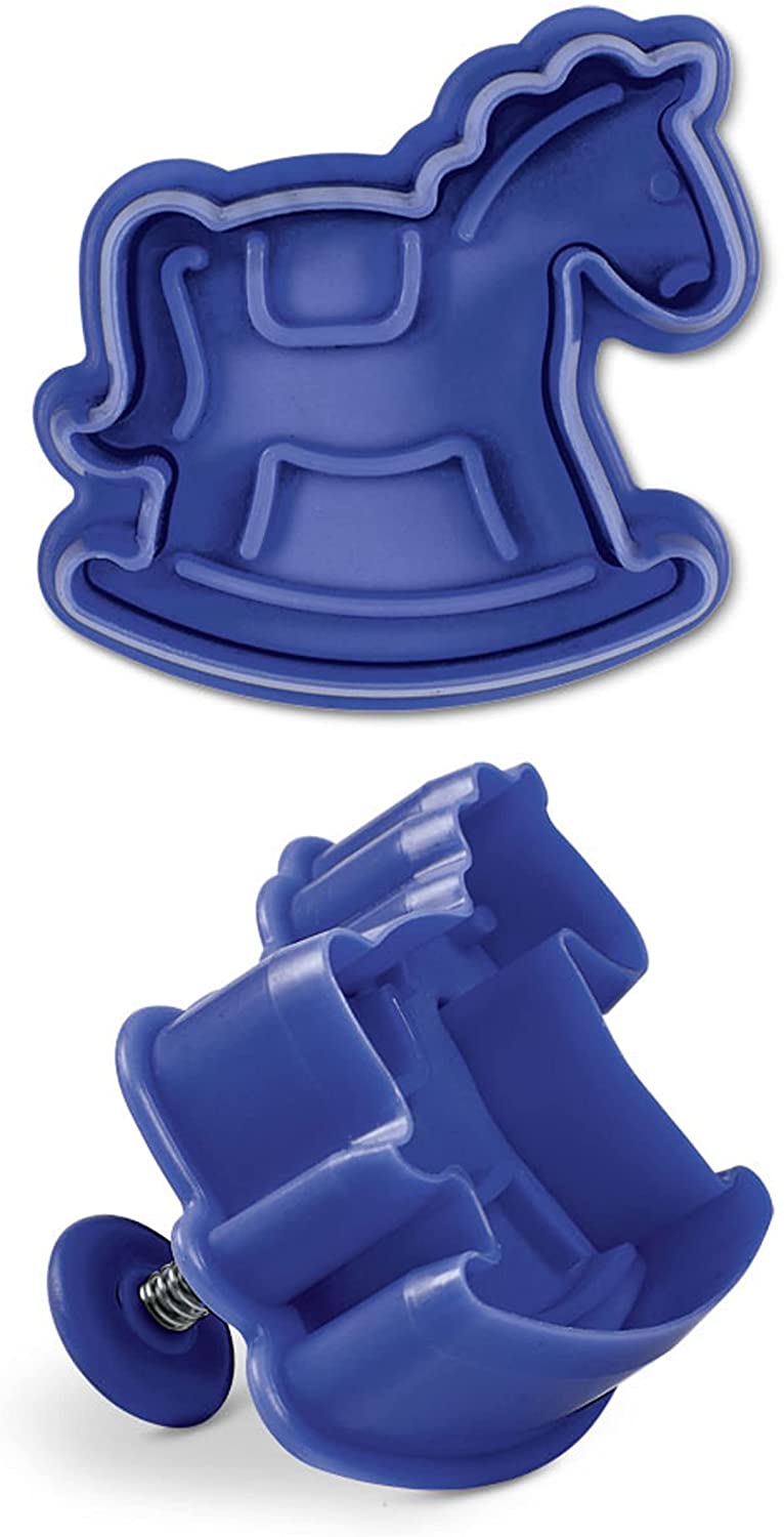 Staedter Rocking Horse Cookie Cutter, 5 CM, Plastic