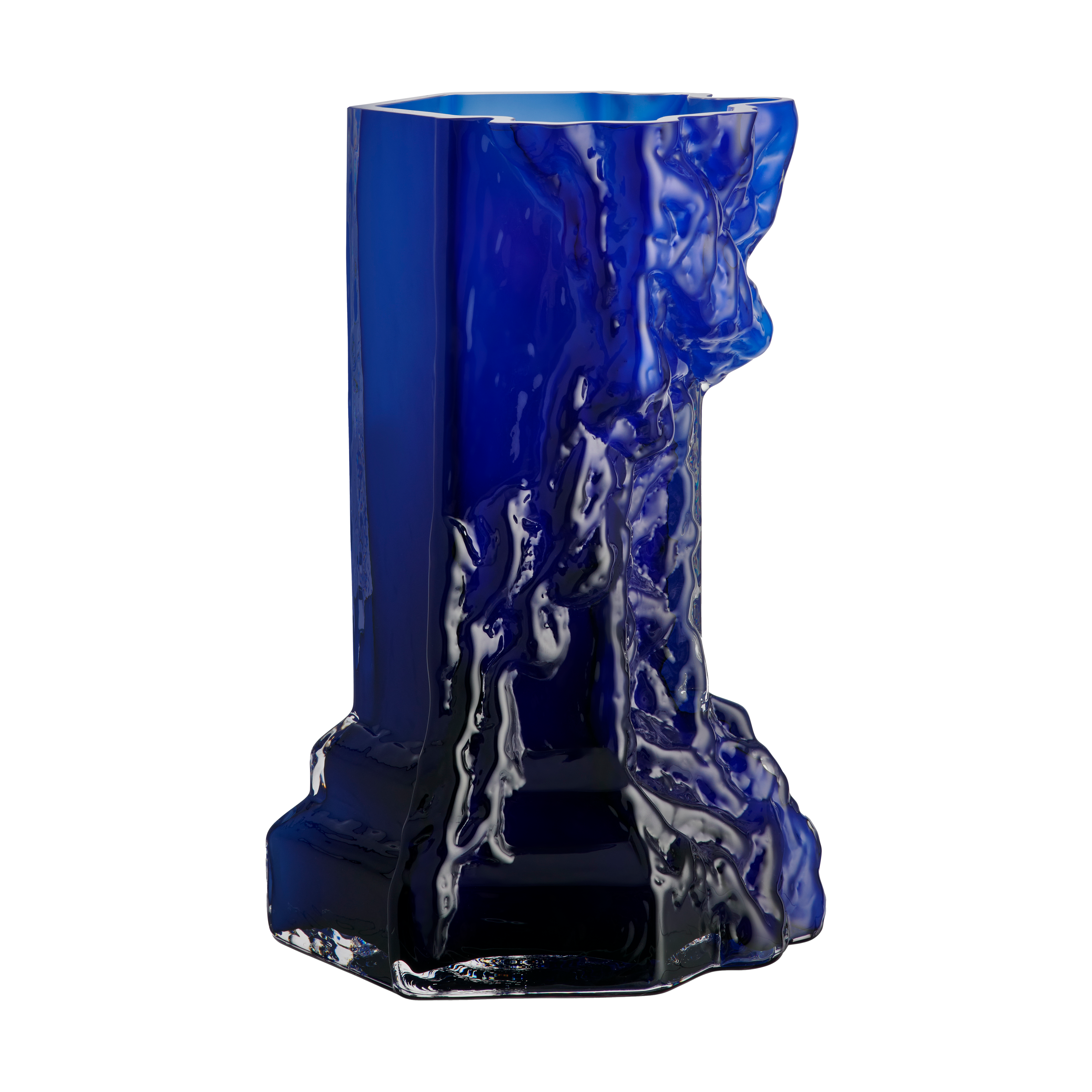 Kosta Boda Rocky Baroque Vase 35 cm, Blue
