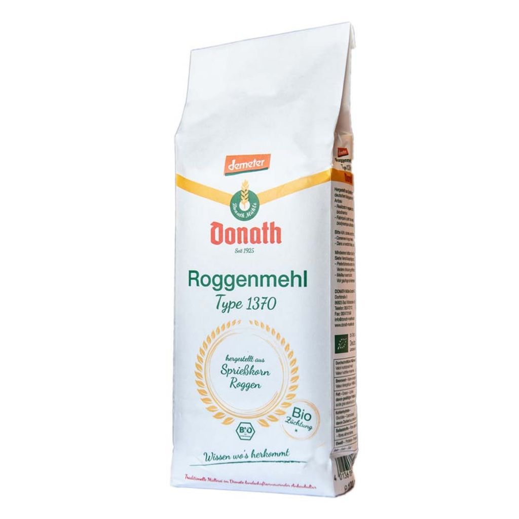 Donath Mühle Rye flour type 1370 Demeter 1kg 1000g