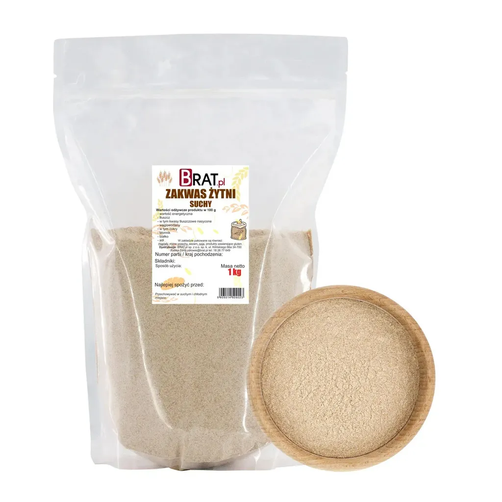 BRAT.PL Rye sourdough 1kg 1000g