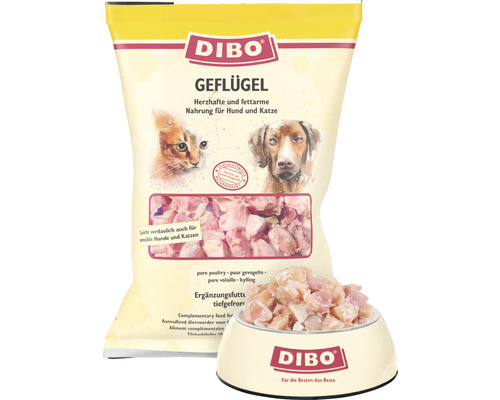 Raw feed DIBO® poultry 2 kg frozen