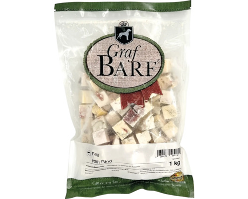 Raw dog food BARF Graf BARF Fat Beef 1.0 kg deep frozen