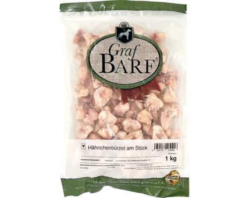 Raw food dog food BARF Graf BARF chicken tail whole 1.0 kg deep frozen
