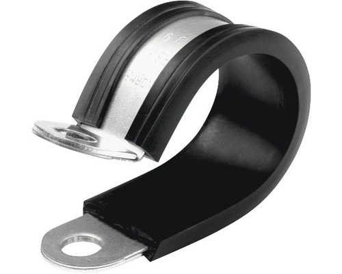 NORMA Pipe mounting clamp stainless steel RSGU 15x23 mm, 100 pieces.