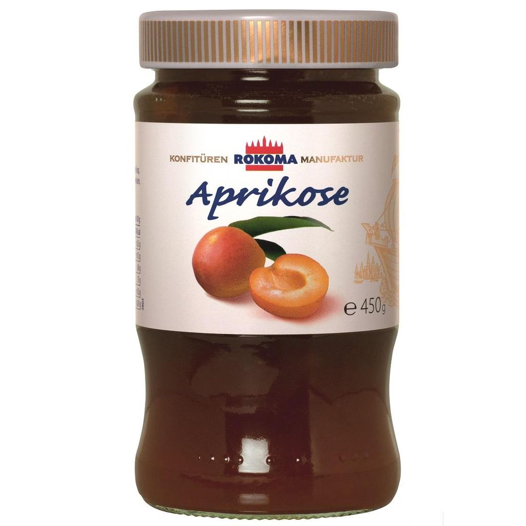 Lausitzer Früchteverarbeitung Rokoma Extra Apricot Jam 450g