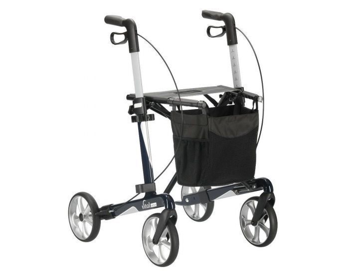 Russka Vital Carbon rollator, seat height 62 cm
