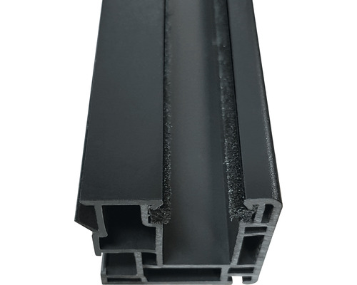Hornbach Roller shutter guide rail titanium 42x42x1400 mm