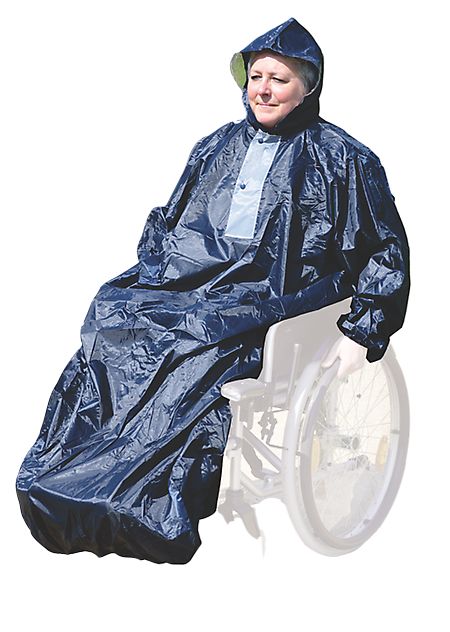 ROLLSTUHL Wheelchair - rain cape STB, wind protection, rain cover, rain jacket for wheelchair 1 St
