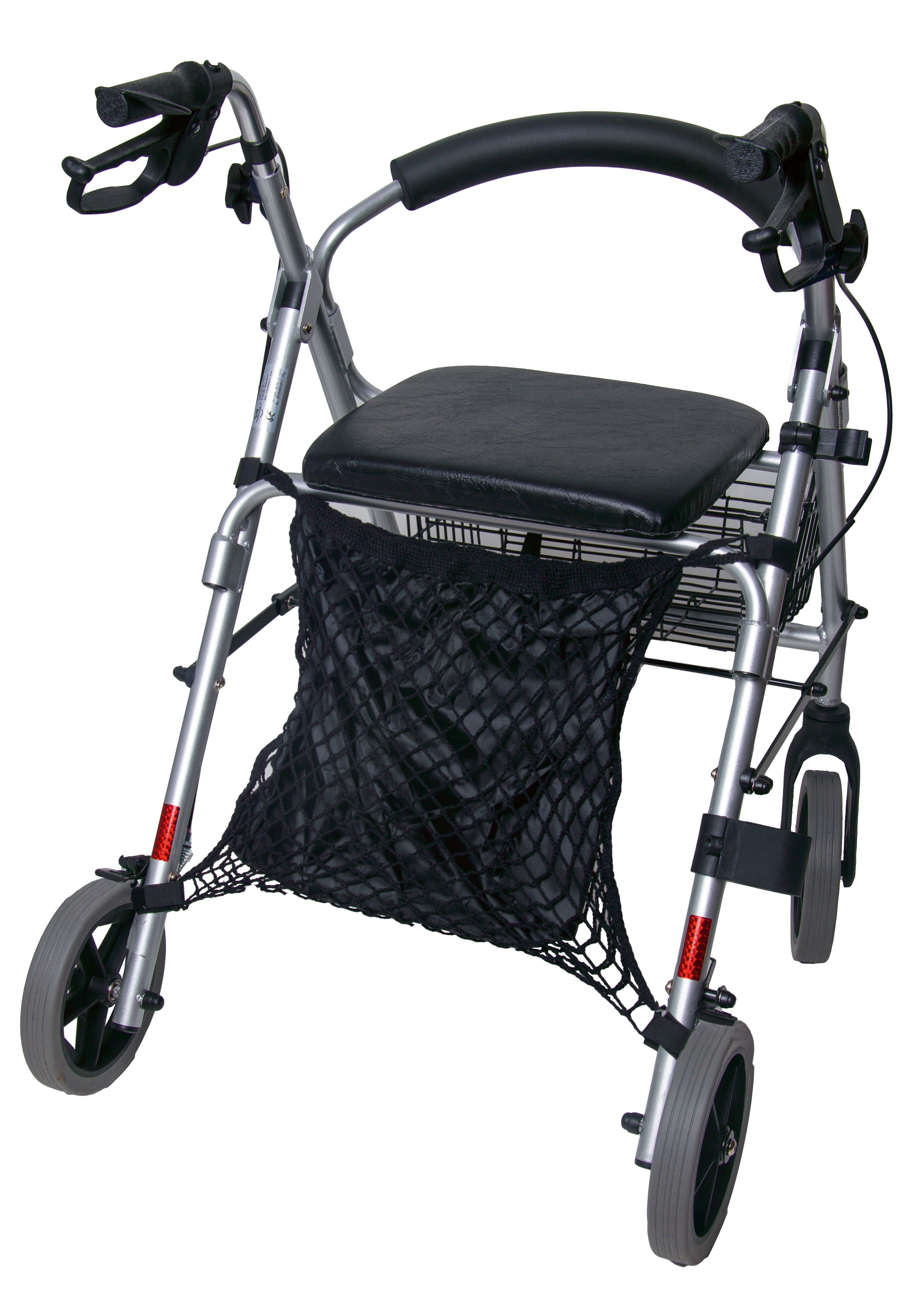 ROLLSTUHLNETZ Wheelchair net, rollator net with inner lining, shopping net 1 St