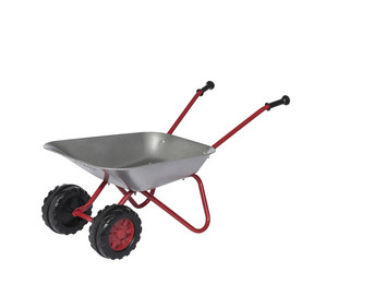 rolly toys metal wheelbarrow, two-wheeled