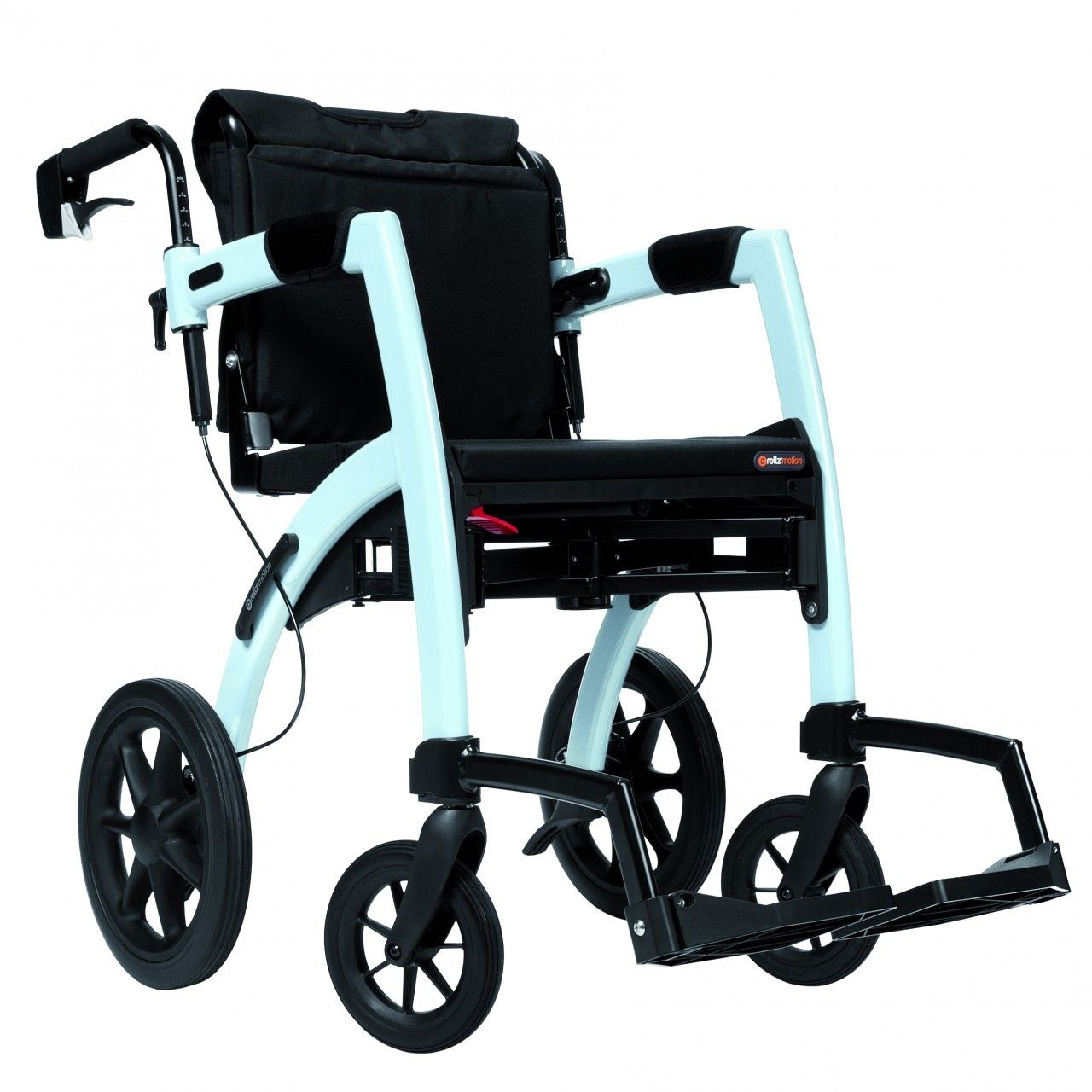 Rollz Motion 2.1 Rollator and Wheelchair Island Blue