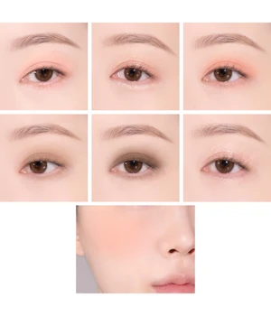 Rom&nd Bare Layer Palette, Nr. 01 - Apricot Mood