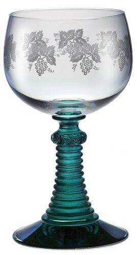 Schott Zwiesel Roman Wine Grape With Antique Blue Foot And Filling Stroke 0.25 Ltr.|-|, Co