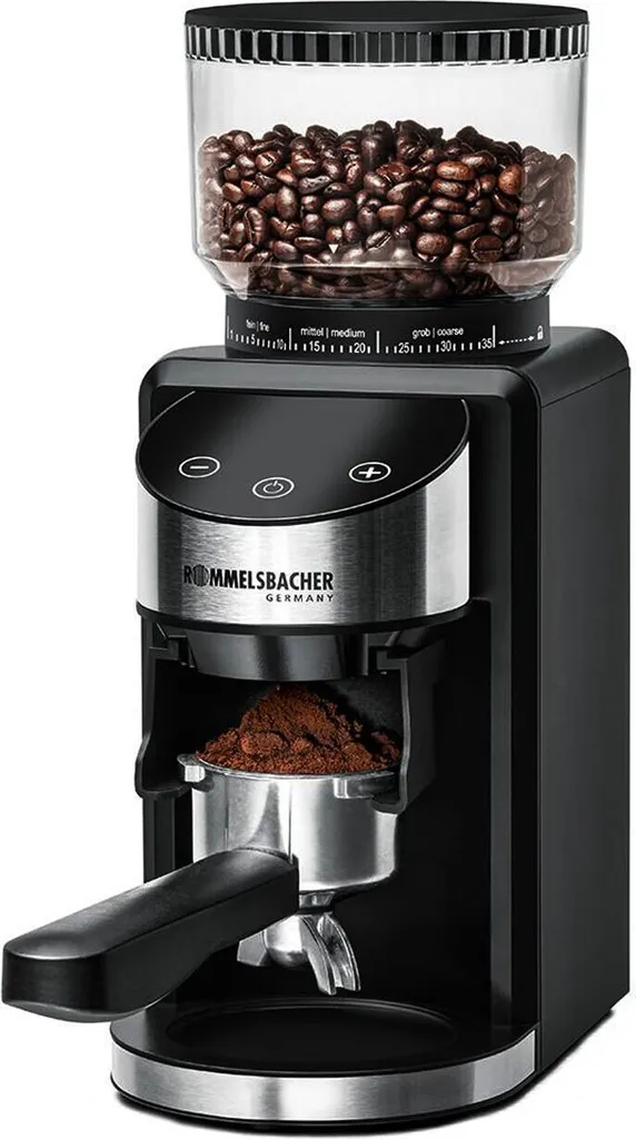 Rommelsbacher Coffee Grinder EKM 400 200 W Black, Stainless Steel