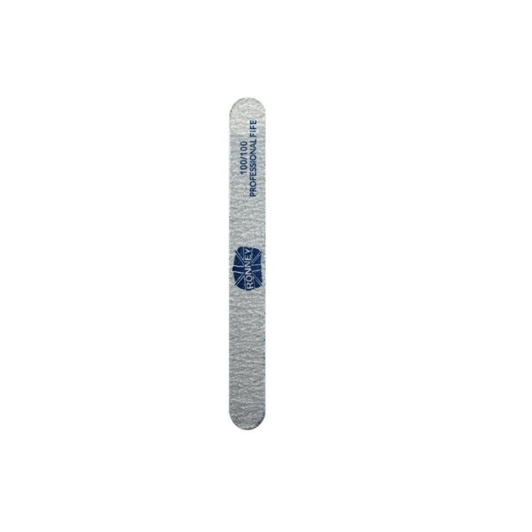 Ronney Professional Premium Straight Nail File White 100/100 1 pc.