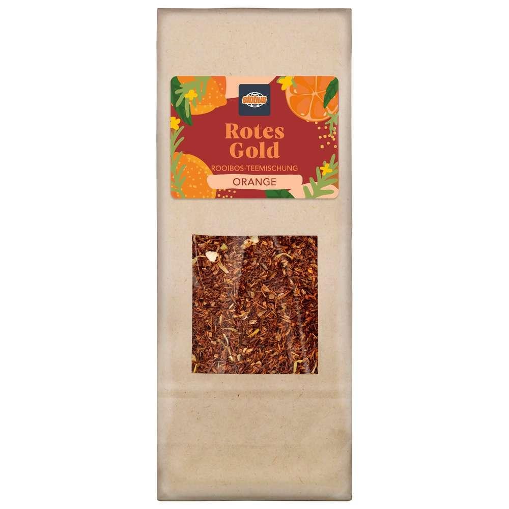 GLOBUS Rooibos tea fruit blend with orange flavor, Red Gold