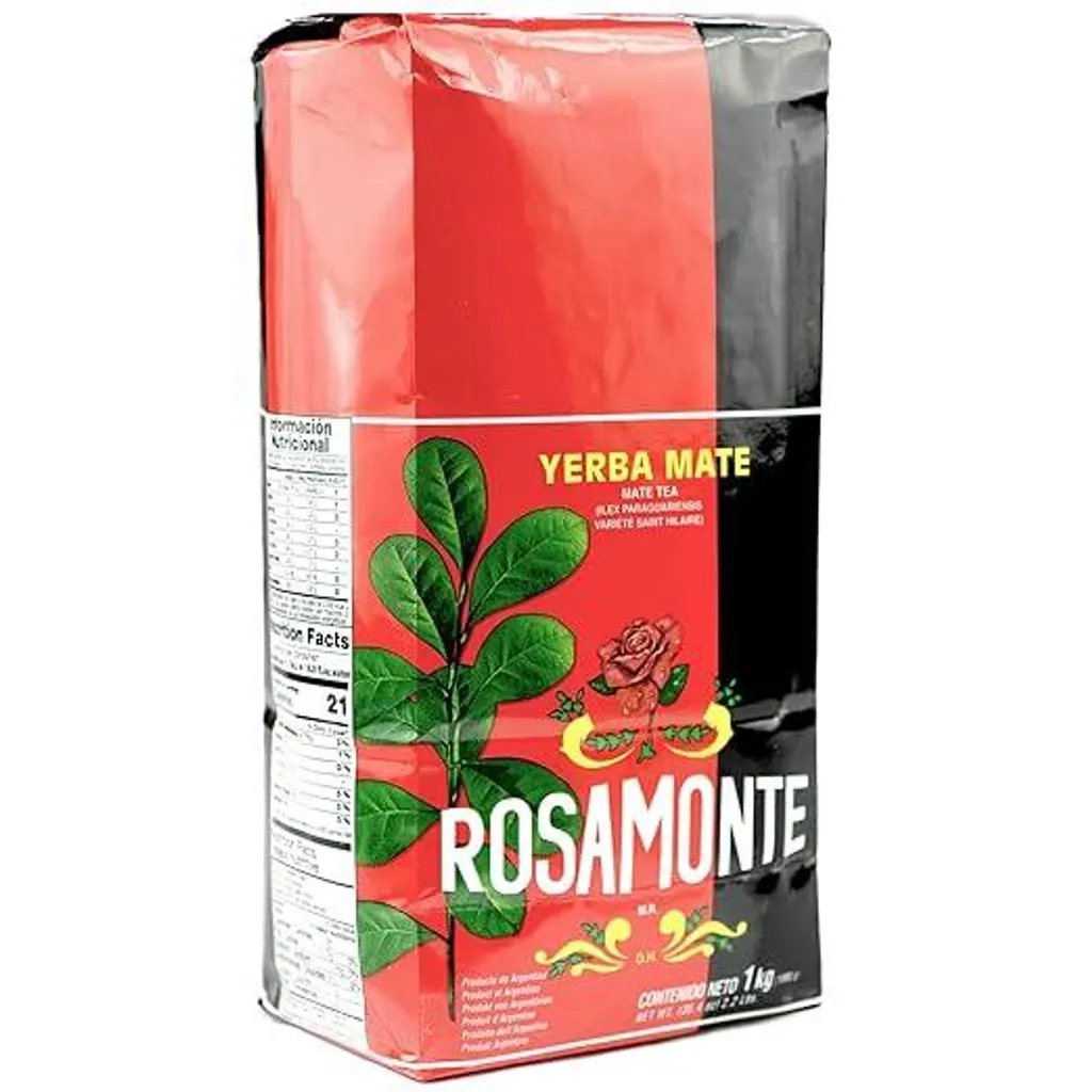 Rosamonte Mate Tea Traditional 1kg - maturation period is 12 months | Detox and energy drink 1000g