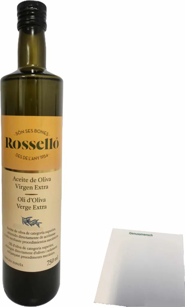 Rosello Extra Virgin Olive Oil (750ml bottle) + usy Block 750 ml