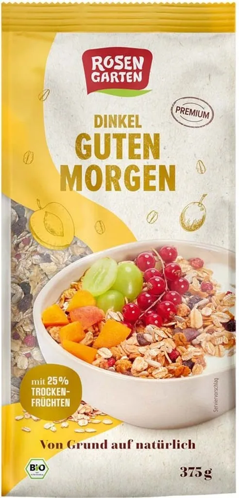 Rosengarten Naturkost Rosengarten Spelt Good Morning Muesli -- 375g