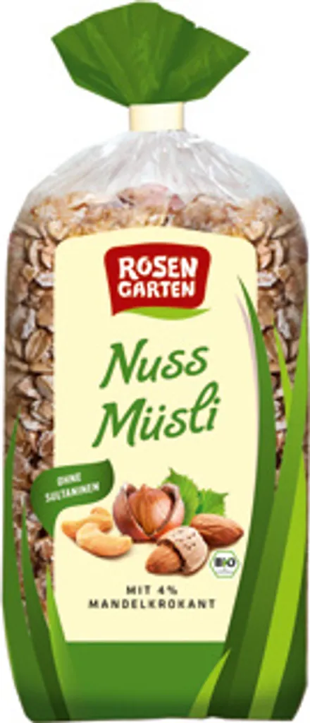 Rosengarten Naturkost Rosengarten Nut Muesli -- 750g