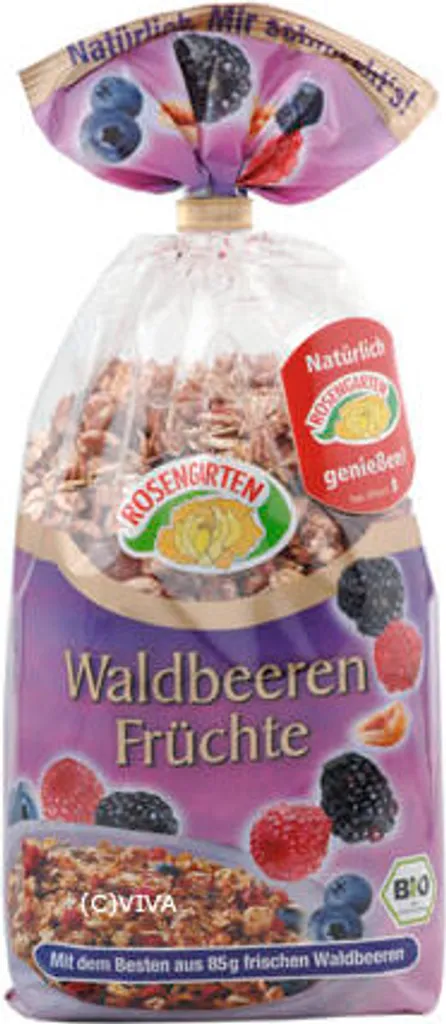 Rosengarten Naturkost Rosengarten Wild Berry and Fruit Muesli 375g