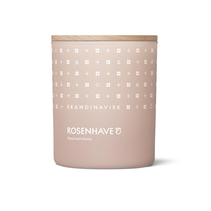 Skandinavisk Rose Have Scented Candle With Lid