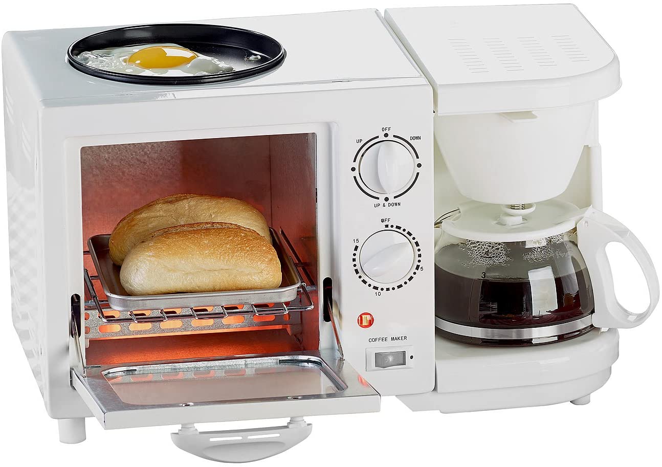 Rosenstein & Söhne Compact 3-in-1 breakfast sofa, 1,150 watts.