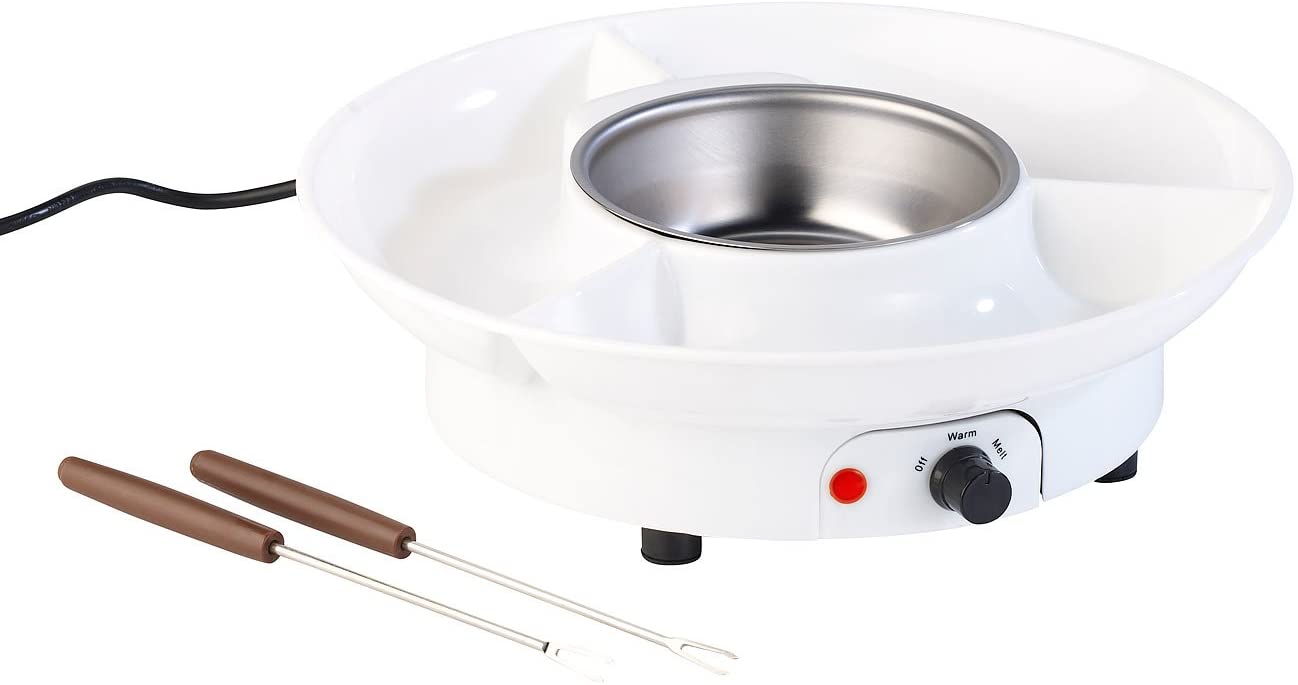ROSENSTEIN & SOHNE Rosenstein & Söhne Chocolate Fondue: Electric Chocolate Fondue for 2 People, 15 Watt (Electric Chocolate Fondue)