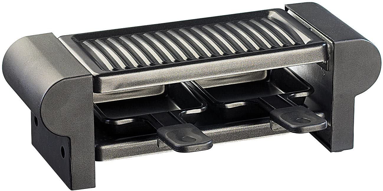 ROSENSTEIN & SOHNE Rosenstein & Söhne Raclette grill: raclette for 2 with grill attachment and hot stone, 350 watts (raclette stone plate)