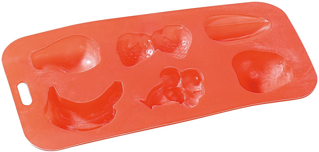 ROSENSTEIN & SOHNE Rosenstein & Söhne Silicone Ice Cube Tray Colourful Fruit Teas \"