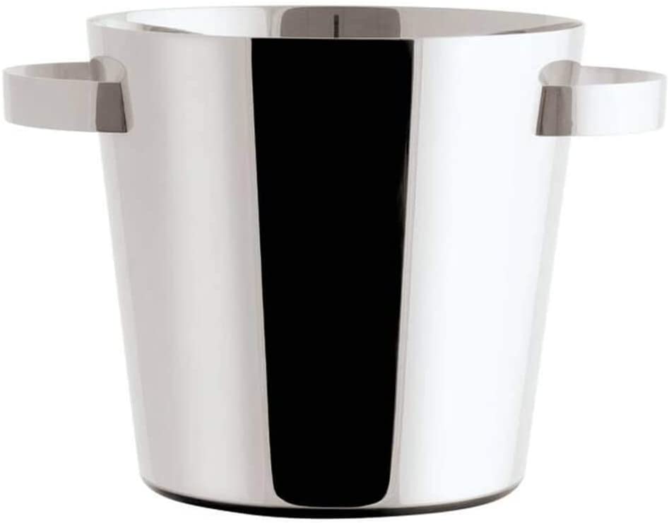 Rosenthal/Champagne Cooler, Wine Cooler, Champagne Cooler – sambonet Linea Q Ice Stainless Steel 18/10 – Diameter 24
