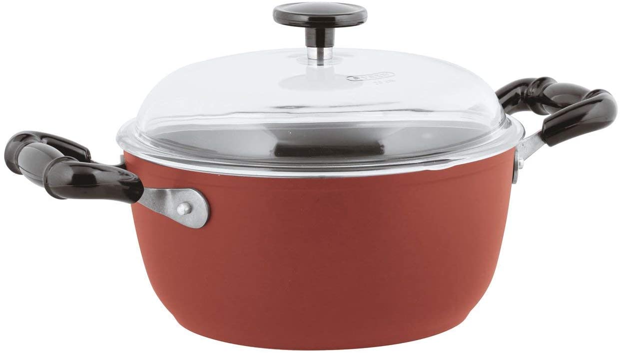 Sambonet 51007R70 1965 Vintage Quarzo Nero Cooking Pot (Aluminium)
