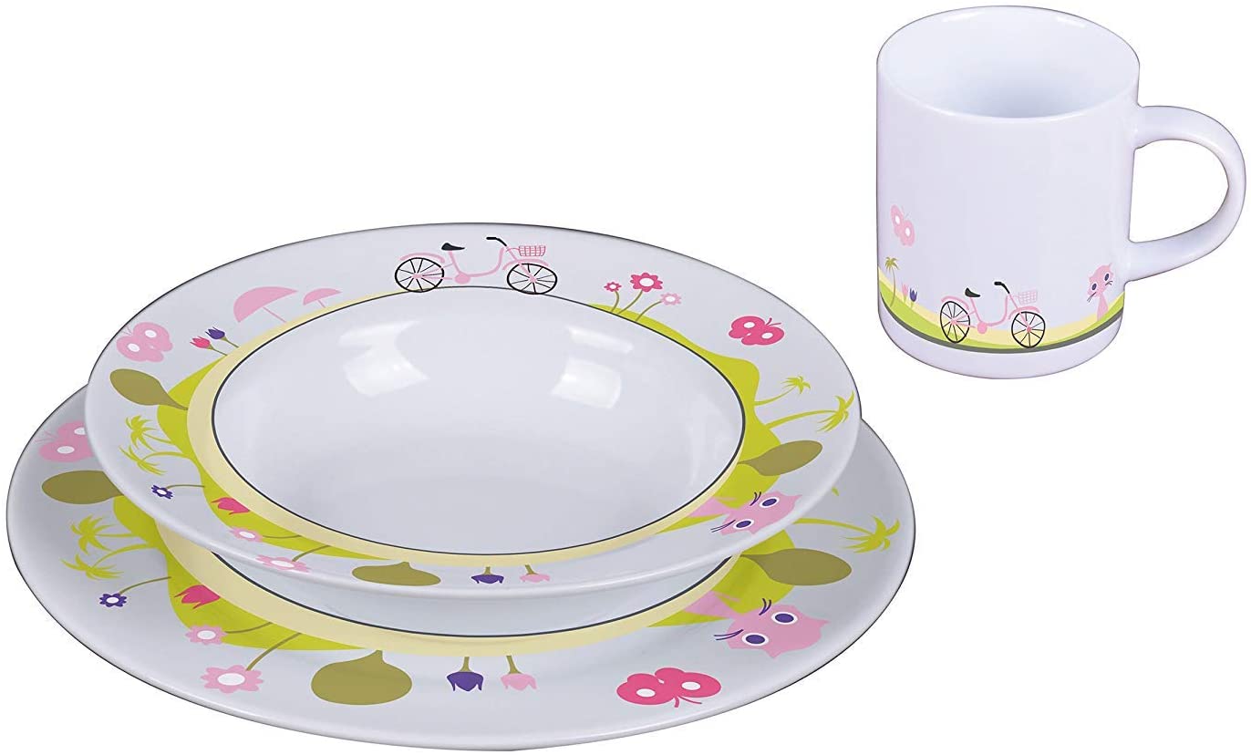 Rosenthal Sambonet Rosenthal – sambonet Children\'s Porcelain Tea Service – Jenny The Bike Children\'s Set Of 3