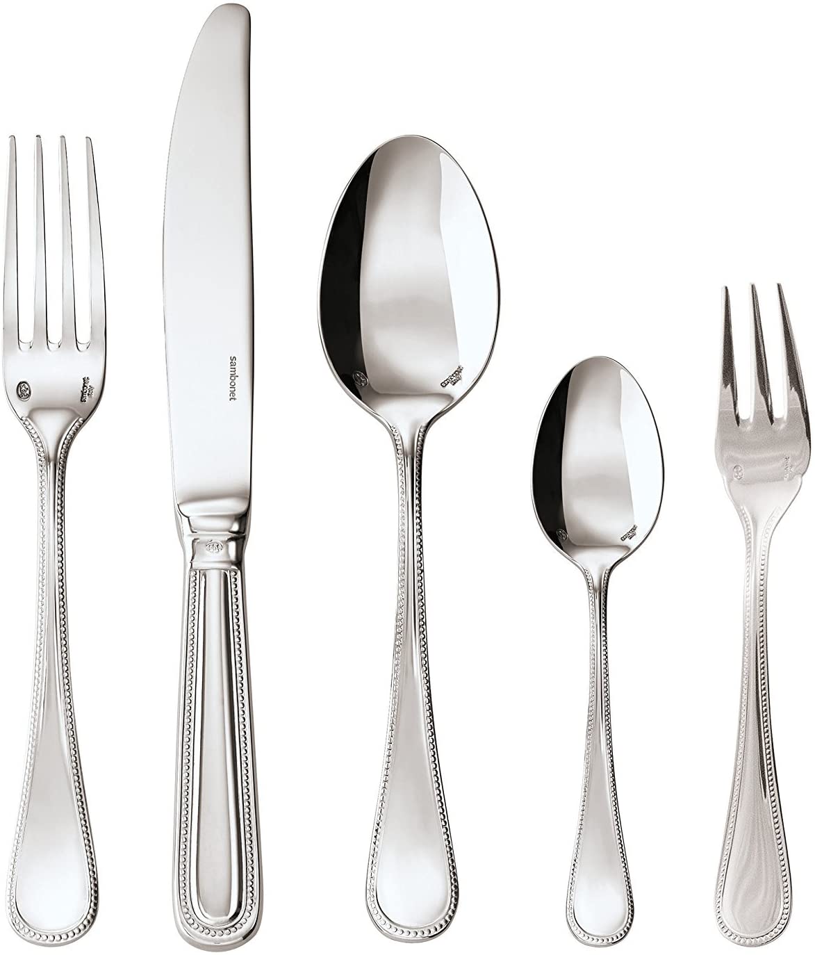 Rosenthal – sambonet – Perles – 18/10 Stainless Steel Cutlery Set – 30 Pieces