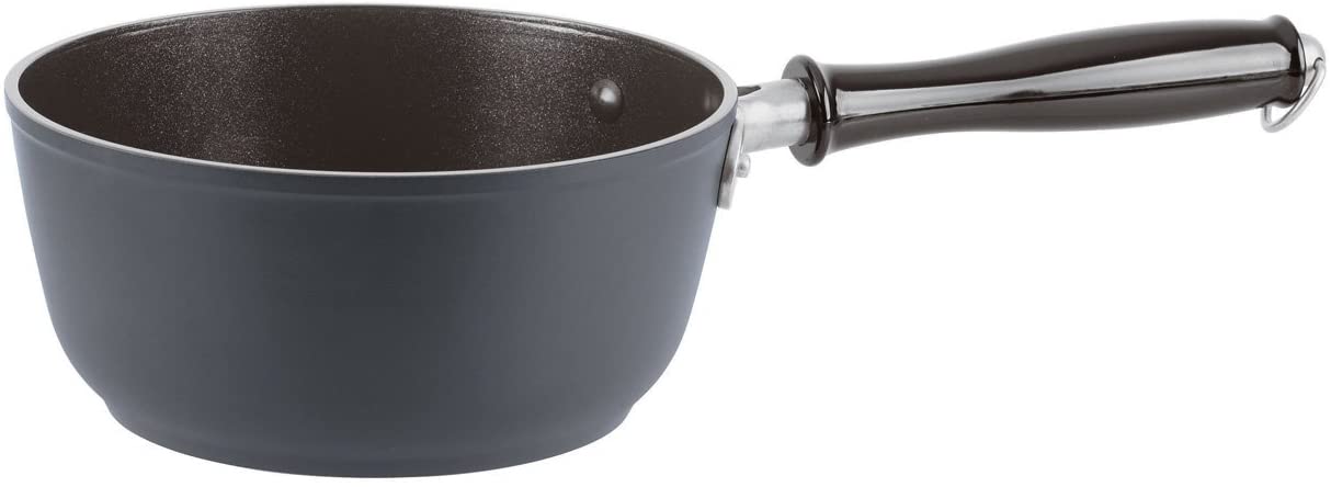 Rosenthal – sambonet – Saucepan – 1965 Vintage – Quarzo Nero – Grey – 18 cm Diameter