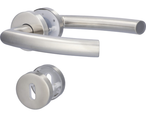 Alpertec Rosette set BB Kingston II stainless steel
