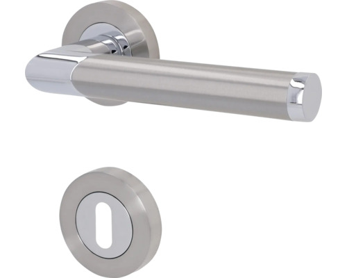 Alpertec Rosette set BB Lisbon satin chrome