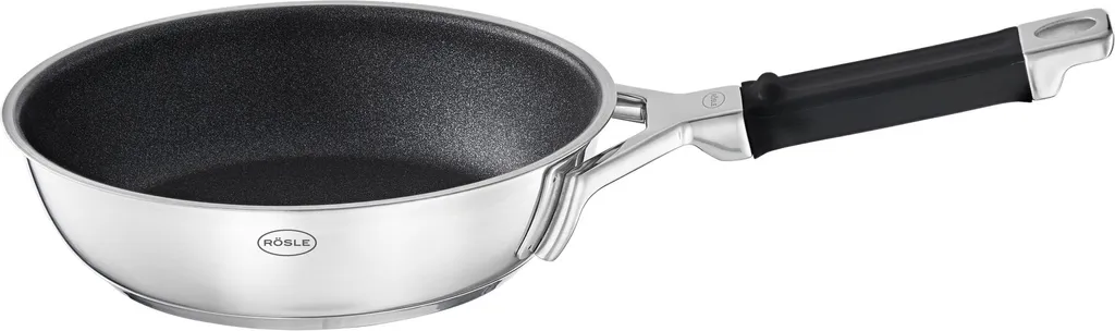 Rasle Rösle Silence Pro frying pan with ProResist coating, stainless steel 18/10, 20cm