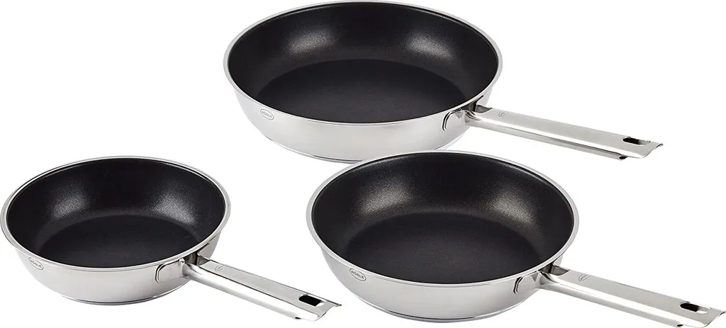 Rasle RÖSLE ELEGANCE 3-piece frying pan set, Ø 20/24/28 cm, with ProPlex non-stick coating, dishwasher, oven and induction safe