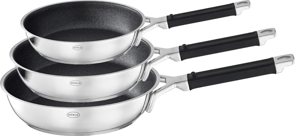 Rasle Rösle Silence®Pro pan set 3 pieces. 24, 28 & 32cm