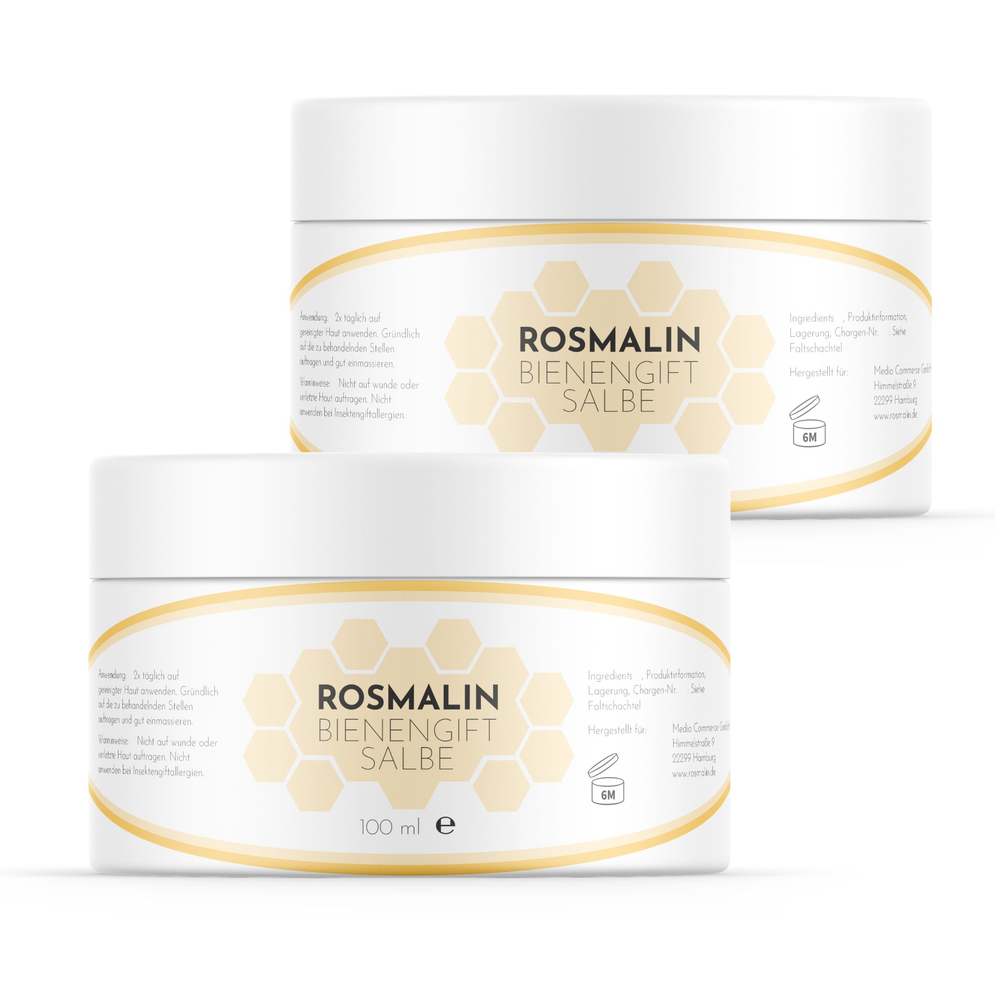 Rosmalin® Bee Venom Ointment 2x100 ml