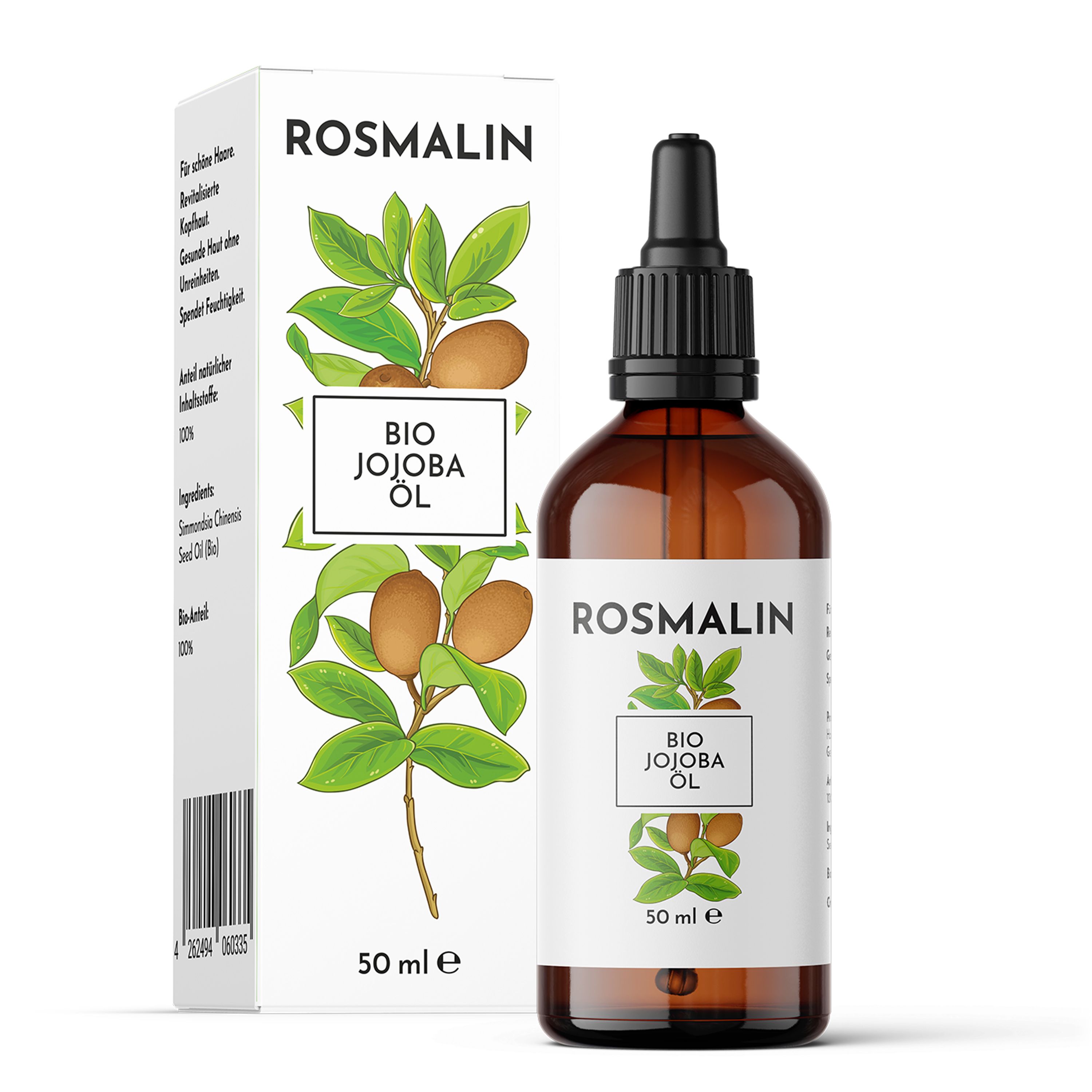 Rosmalin® Jojoba Oil - Organic Jojoba Oil - Jojoba Oil