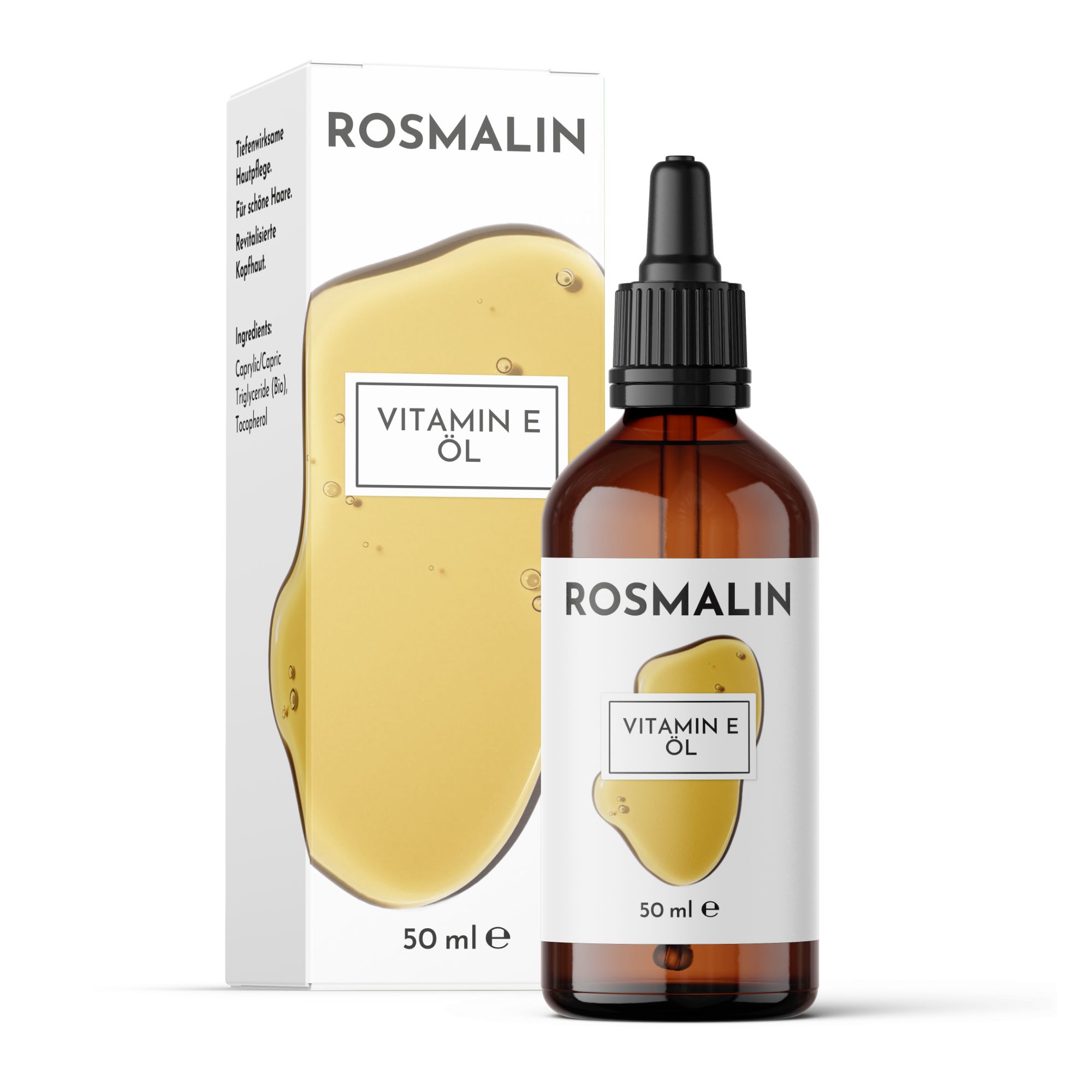 Rosmalin® Vitamin E Oil - Facial Oil - Anti-Aging - Anti-Wrinkle