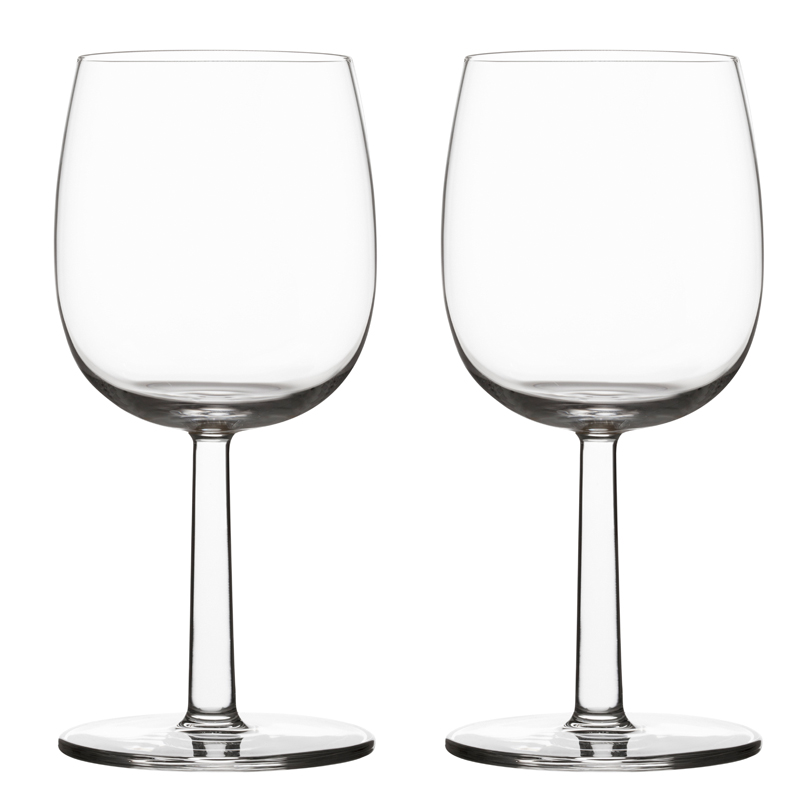 Red wine- White wine glass - 280 ml - 2 pieces of Raami glasses Iittala