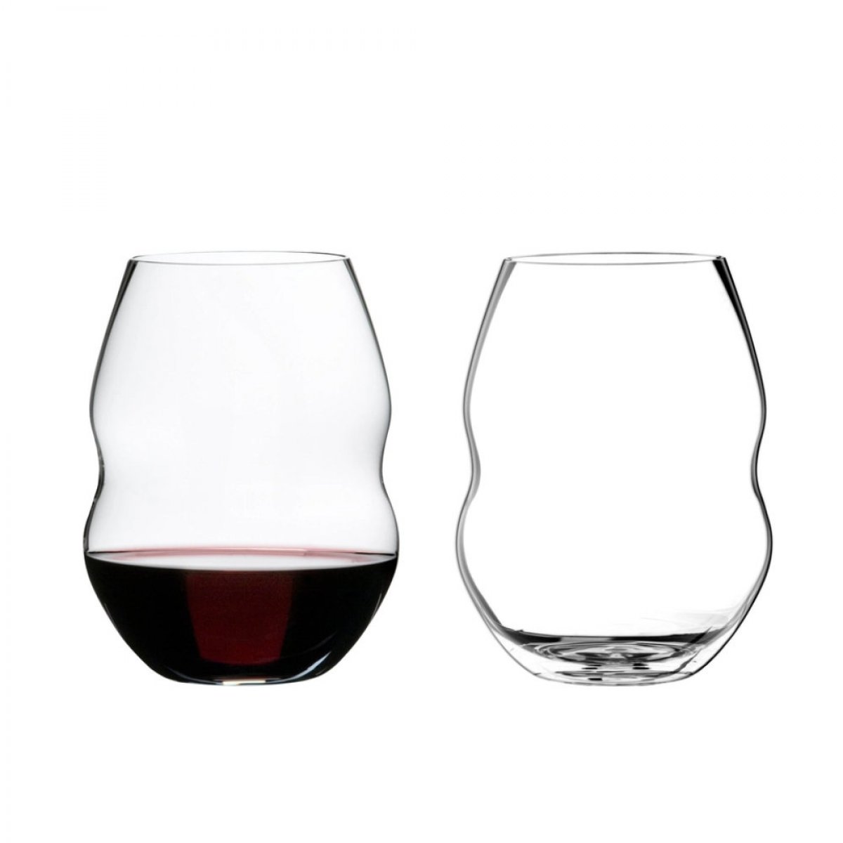 Swirl 2-piece red wine glass set by Riedel